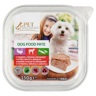 Tesco Pet Specialist Paštéta s morčacinou, teľacinou a zeleninou 150 g