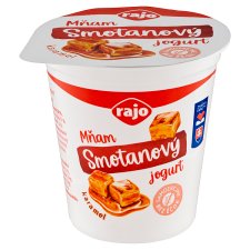 Rajo Mňam Jogurt smotanový karamelový 145 g