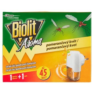 Biolit Aroma elektrický odparovač s tekutou náplňou s vôňou pomaranča 27 ml