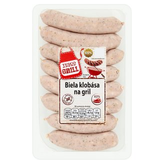Tesco Grill Biela klobása na gril 250 g