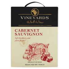 Vineyards World Wines Cabernet Sauvignon červené víno suché 3 l