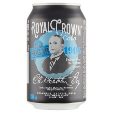 Royal Crown Cola No Sugar 330 ml