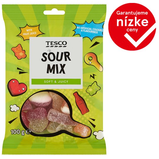 Tesco FruitFlavored Jelly Candy 100 g Tesco Groceries