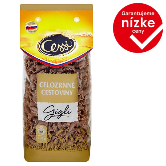Cessi Celozrnné cestoviny gigli 400 g