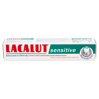 Lacalut Sensitive zubná pasta na citlivé zuby 75 ml
