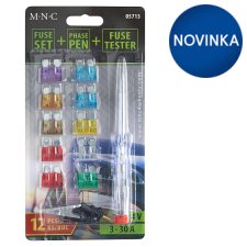 M.N.C. Fuse Set + Phase Pen + Fuse Tester 12 pcs