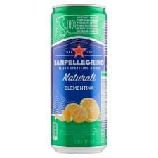 Sanpellegrino Naturali Clementina sýtený nealkoholický nápoj 330 ml