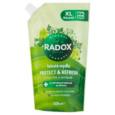 Radox Protect & Refresh tekuté mydlo s antibakteriálnou zložkou náhradná náplň 500 ml