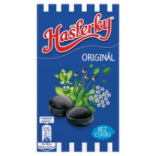 Hašlerky Orginal Candies Flavoured wih Herbs and Menthol in Box 35 g