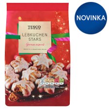 Tesco Gingerbread with Sugar Coating Semi-Dipped in Dark Chocolate 250 g