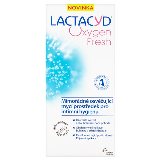 Lactacyd Oxygen Fresh mimoriadne osviežujúci intímny gél na umývanie 200 ml