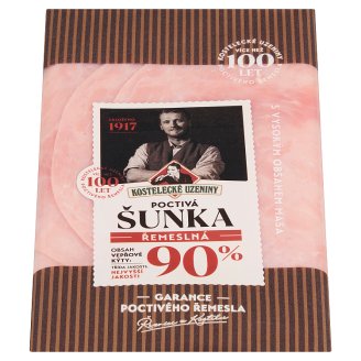 Kostelecké Uzeniny Poctivá pražská šunka 0,100 kg