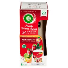 Air Wick Active Fresh Náplň na vodnej báze do automatického difuzéra zimný punč 228 ml