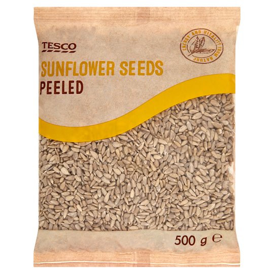 Tesco Slnečnicové semená lúpané 500 g