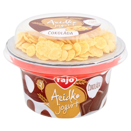 Rajo Acidko Jogurt čokoláda corn flakes 143 g