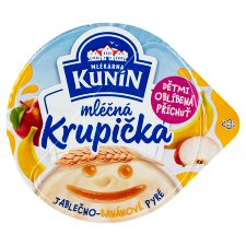 Mlékárna Kunín Milk Semolina with Apple-Banana Puree 150 g