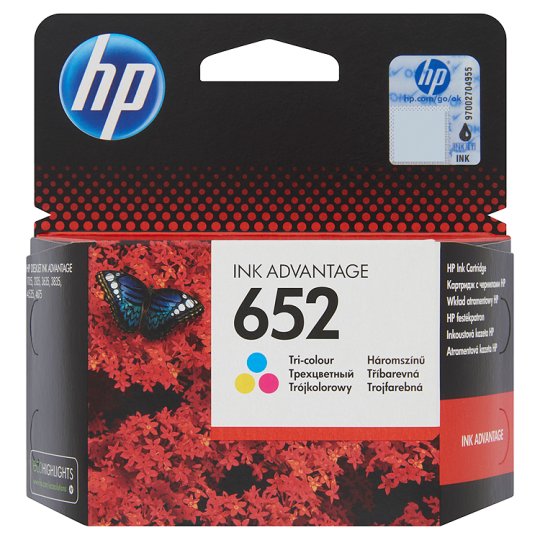 HP Ink Cartridge 652 Tri-Colour - Tesco Groceries