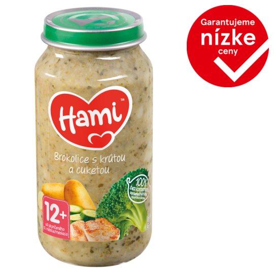 HAMI príkrm Brokolica s morkou a cuketou 250 g
