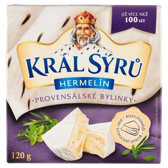 Král Sýrů Hermelín provensálske bylinky 120 g