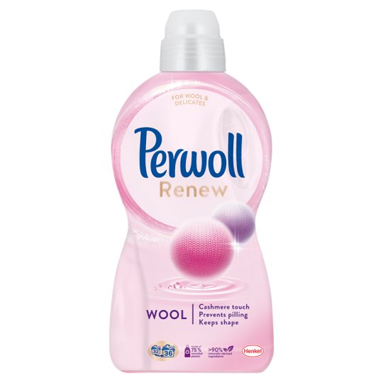 Perwoll Renew Wool Special Laundry Detergent 36 Washes 1980 ml Tesco