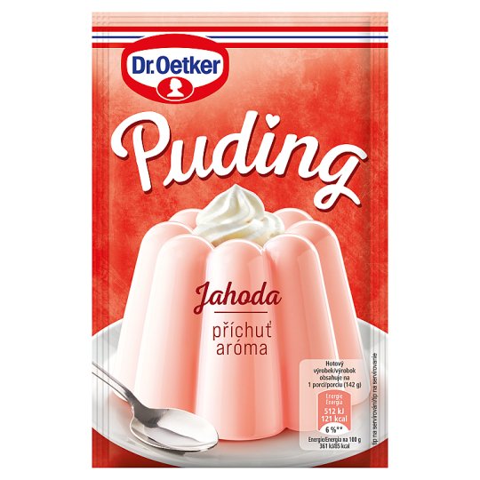 Dr. Oetker Puding jahodová aróma 38 g