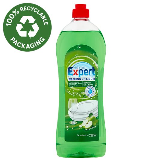 Go for Expert Green Apple tekutý prostriedok na riad 900 ml