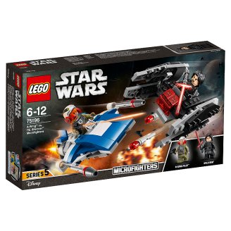 LEGO STAR WARS Mikrostíhačka A-Wing vs. mikrostíhačka TIE Silencer 75196