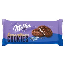 Milka Cookie Sensations Oreo Creme Cocoa Biscuits with Chocolate with Vanilla Flavor 156 g