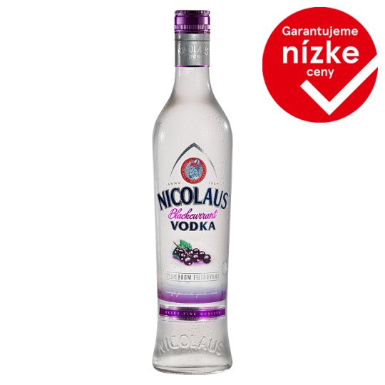 Nicolaus Vodka s čiernoríbezľovou príchuťou 38% 700 ml