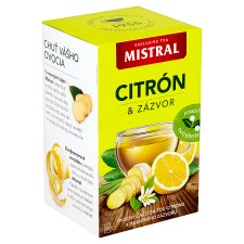 Mistral Citrón & zázvor ovocný čaj 40 g