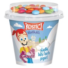 Kostíci Sladkáči sladký biely jogurt 109 g