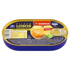 Sokra Salmon Fillets in Mustard Cream 170 g