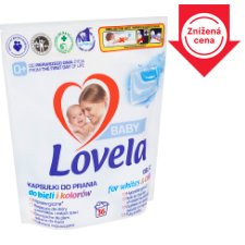 Lovela Baby Gélové kapsuly na pranie na bielu i farebnú bielizeň 36 x 20 g (720 g)