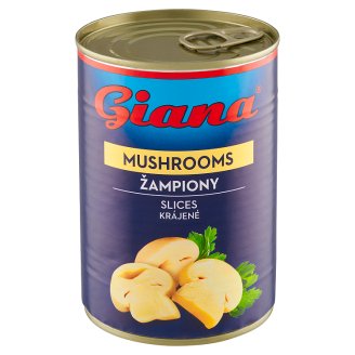 Giana Šampiňóny krájané v slanom náleve 400 g