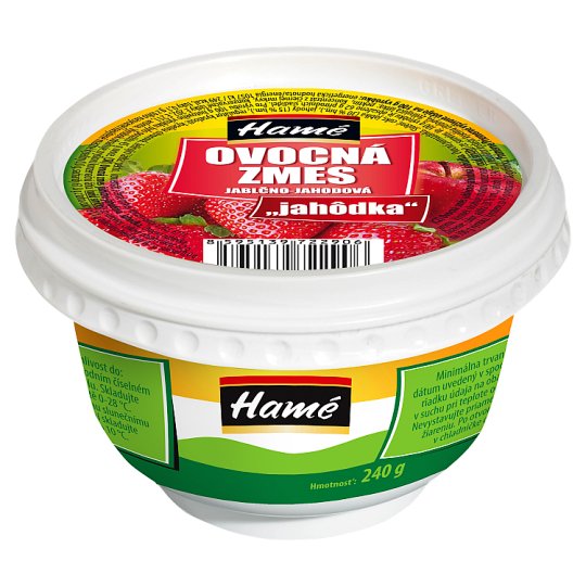 Hamé Ovocná zmes jablčno-jahodová "jahôdka" 240 g