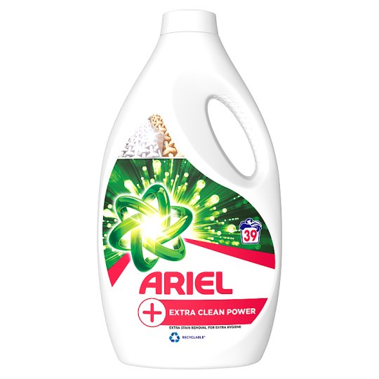 Ariel Washing Liquid, 39 Washes, +Extra Clean Power Tesco Groceries