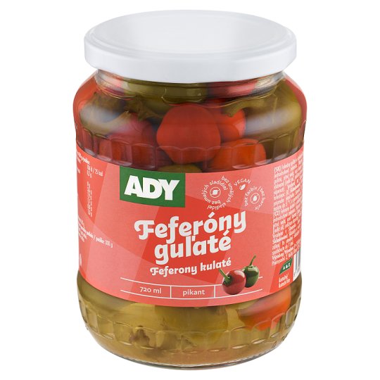 Ady Feferóny guľaté pikant 610 g