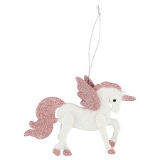 Glittering Unicorn Hanging Ornament