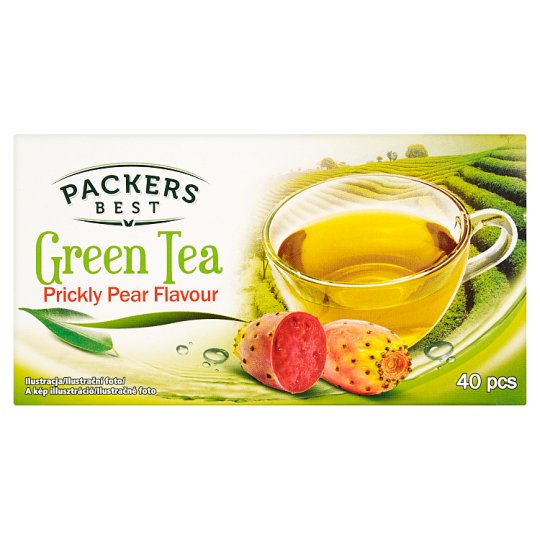 Packers Best Zelený čaj s príchuťou opuncie porciovaný 40 x 1,75 g