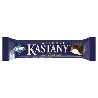 ORION LEDOVÉ KAŠTANY Tyčinka s príchuťou marcipánu v horkej čokoláde 45 g