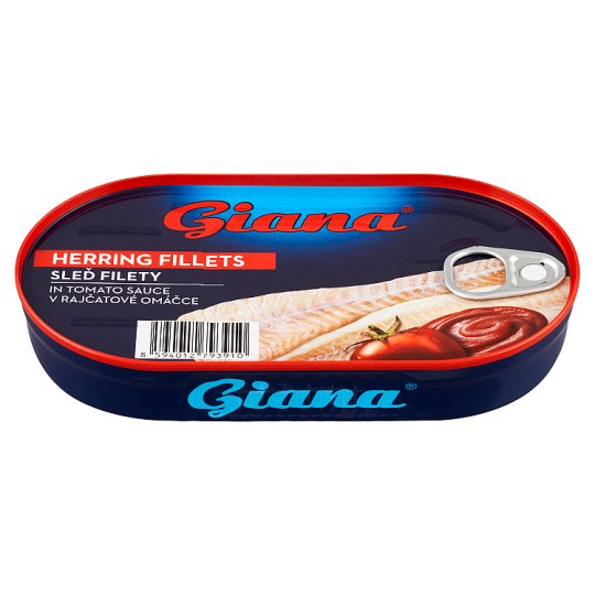 Giana Filety zo sleďa v paradajkovej omáčke 170 g