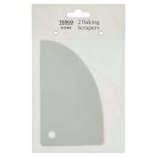 Tesco Home Baking Scrapers 2 pcs