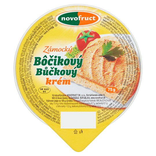 Novofruct Zámocký bôčikový krém 75 g