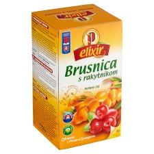 Elixír Lingonberry with Sea-Buckthorn Herbal Tea 20 x 1.5 g (30 g)