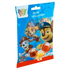 Sweet'n Fun Paw Patrol Gum Lollipop Cola Strawberry Lemon Flavour 90 g