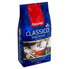 Popradská Classico Espresso zrnková káva 500 g