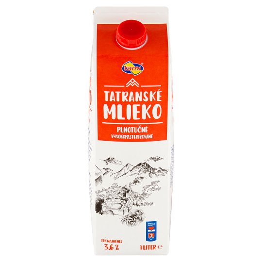 Tami Tatra Full Fat Pasteurized Milk 1 L