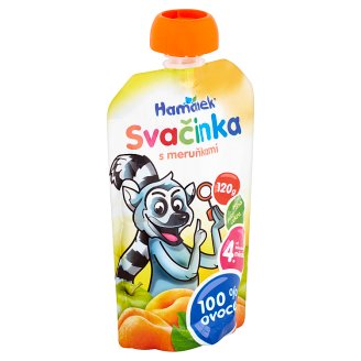 Hamánek Svačinka Dojčenská výživa desiata s marhuľami 120 g