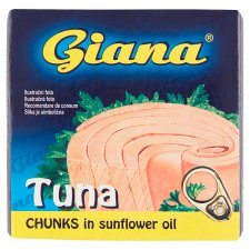 Giana Tuna Chunks in Sunflower Oil 80 g