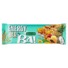 Bakalland Cereal Bar with Dried and Candied Tropical Fruit 40 g